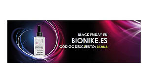 Bionike ofrece un 40% de descuento en la webshop este Black Friday