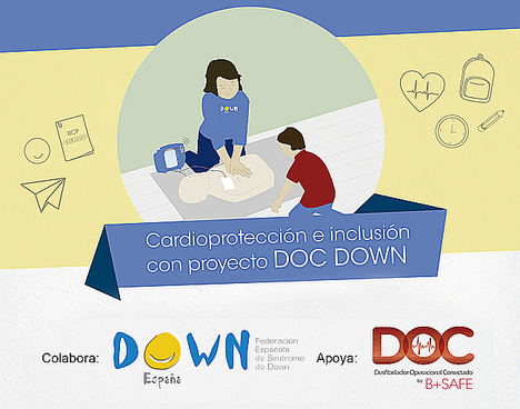 Monitores con síndrome de Down forman en RCP a alumnos de colegios de la Comunidad de Madrid