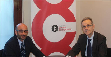 De izqda a dcha: Guillem González – Presidente CCC y Enric Botella – BCN Legal Group.