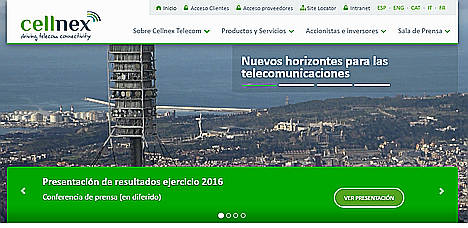 Cellnex cierra los primeros nueve meses con crecimientos del +11% en ingresos y +25% en ebitda