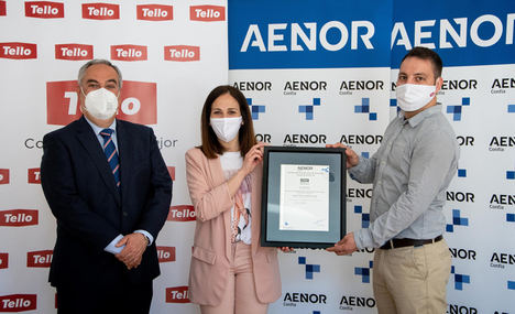 Grupo Tello obtiene la certificación AENOR de Protocolos frente al COVID-19