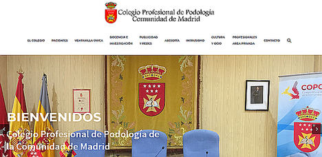 El Colegio Profesional de Podología de la Comunidad de Madrid frente al Ayuntamiento