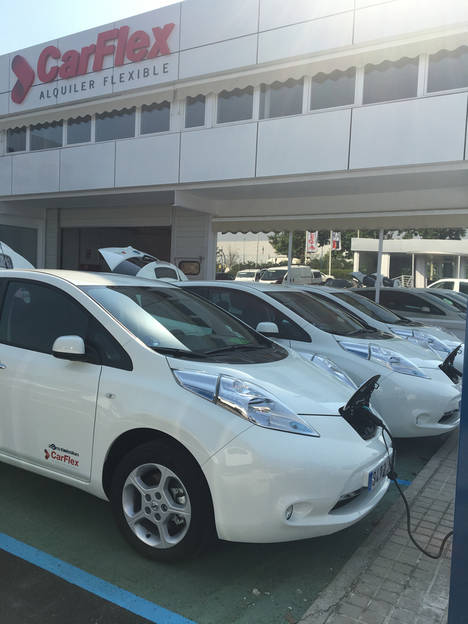 CarFlex pone a disposición de sus clientes una nueva flota de vehículos eléctricos