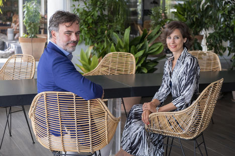 Carlos Cortijo, CEO y fundador de Genetracer Biotech, y Ana Palencia directora de Desarrollo de Negocio de Genetracer Biotech.