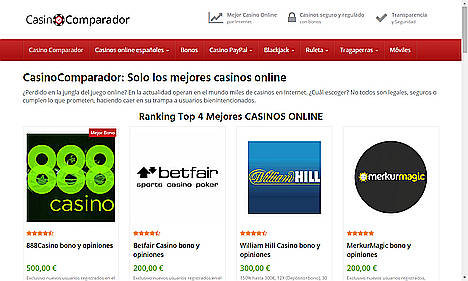 CasinoComparador.Com, un portal comparador de casino online necesario