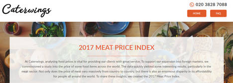 Índice de precios mundiales de la carne en 2017