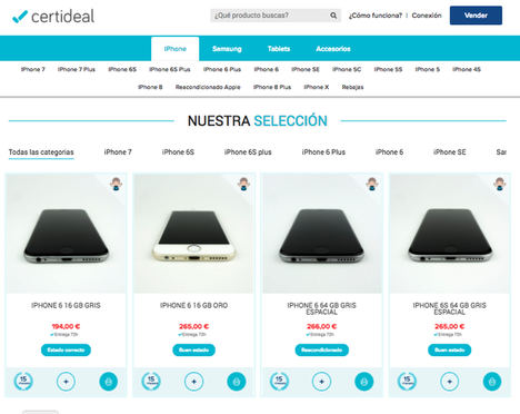 Certideal, la startup de móviles y tabletas reacondicionadas y de segunda mano, llega a España