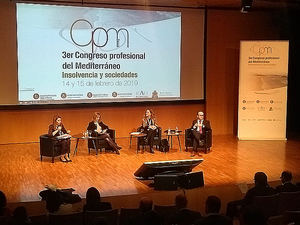 El 4º Congreso Profesional del Mediterráneo tratará los avances en materia concursal