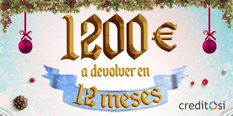 CreditoSí lanza una promoción de créditos sin interés para poder pasar unas Navidades mágicas