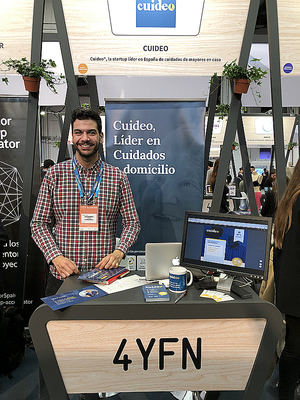 Cuideo, empresa líder en cuidados a domicilio, la única en su sector en participar en el 4YFN