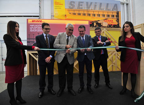 DHL inaugura la ampliación de sus instalaciones en Sevilla