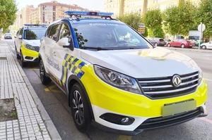 El DFSK 580 coche patrulla de la policía local de Burgos