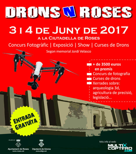 El cielo de Roses se llena de drones en un llamativo festival