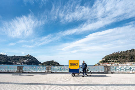 Dachser realiza entregas libres de emisiones con bicicletas eléctricas de carga en el centro urbano de San Sebastián