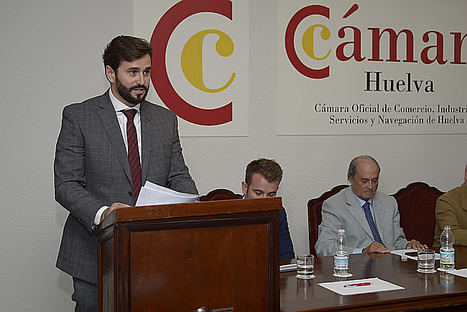 Daniel Toscano, presidente de la Cámara de Comercio de Huelva.