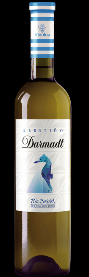 Darmadt Albariño es un vino blanco 100% Albariño