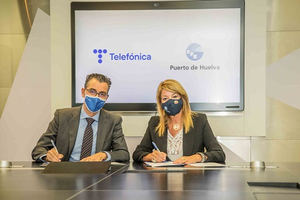 Telefónica desplegará en el Puerto de Huelva el primer nodo de innovación Fiware portuario mundial