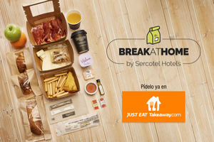 El desayuno de hotel por primera vez en casa de la mano de Sercotel Hotel Group y Just Eat
