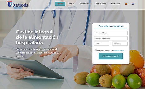 Diet Tools, menús personalizados para más de 60.000 pacientes en 130 hospitales españoles