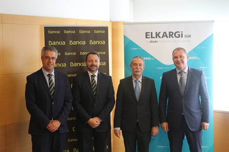 ELKARGI y BANKIA firman un acuerdo para mejorar la financiación de las pymes y autónomos en el País Vasco y Navarra