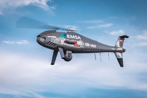 Salvamento Marítimo utiliza drones de EMSA para labores de lucha contra la contaminación y control de tráfico marítimo