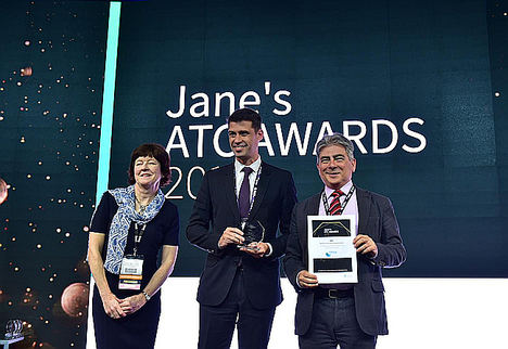 ENAIRE recoge el premio 'Jane´s ATC Awards' a la categoría de Medioambiente junto a su filial de I+D+i, CRIDA, por Perseo-Emissions.
