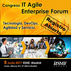 EasyVista patrocina el Congreso IT Enterprise Agile Forum 2017 organizado por itSMF España