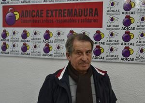 Eduardo Sosa, presidente de Adicae Extremadura.