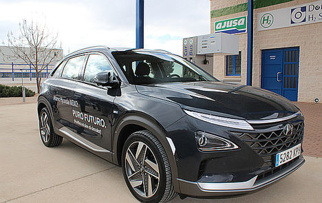 El Hyundai Nexo ha sido recargado de hidrógeno en Albacete