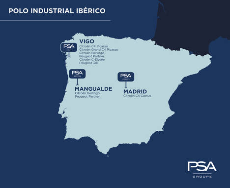 El Polo Industrial Ibérico del Grupo PSA produce 555.000 vehículos en 2016