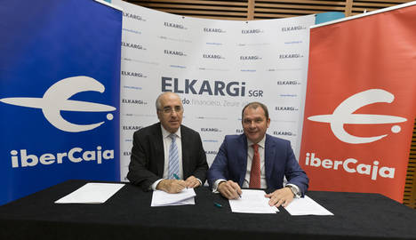 ELKARGI e IBERCAJA firman un convenio de financiación para pymes, autónomos y emprendedores
