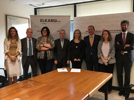 Elkargi y Gobierno de Navarra firman un convenio para proyectos empresariales de la Comunidad Foral