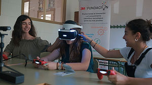 El proyecto divulgativo ‘Fundación 3M España-STEM+VR’ llega a 7.000 alumnos de diferentes centros educativos españoles