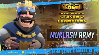 El reciente campeón del mundo de clubes de Clash Royale, Muklash Army, firma con eSports Playmakers