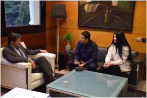 El Embajador de Nicaragua en España sostiene un encuentro con el Presidente del Principado de Asturias