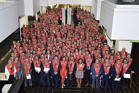 Empleados de CaixaBank graduados en el Máster en Negocio Bancario y Gestión y asesoramiento de clientes de la Universitat Pompeu Fabra.