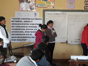 Enfermeras Para el Mundo lucha contra la trata y la explotación sexual de niñas en Bolivia con un programa pionero en centros educativos