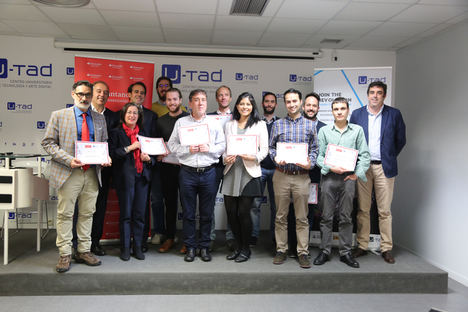 Más de 20 de alumnos de U-tad obtienen una beca Santander para la formación en Big Data, Ciberseguridad y Realidad Virtual