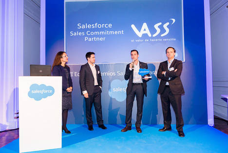 Entrega del Premio Salesforce a VASS.