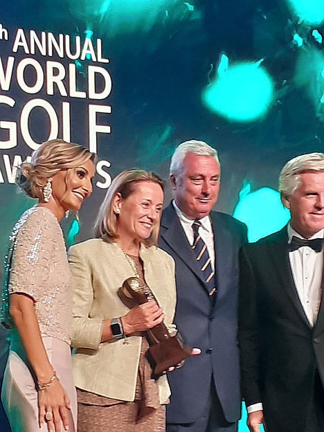 Entrega premio Golf La Galiana, Abu Dhabi 2019.