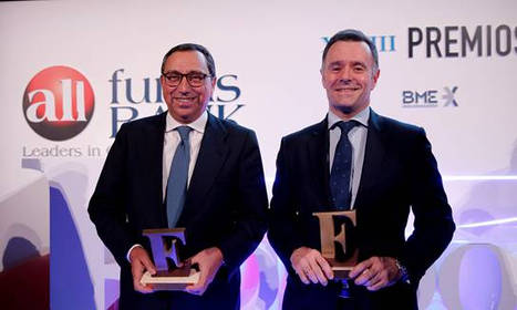 Ernesto Moreno, Subdirector General de Inversiones; Eduardo Martínez de Aragón, Director de Gestión de Inversiones de Fondos de Pensiones