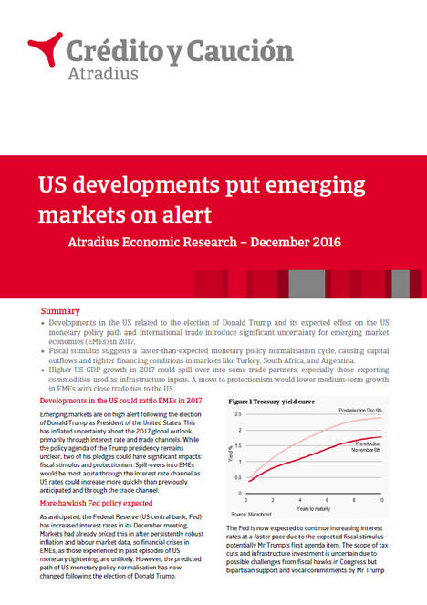 Estados Unidos pone en alerta a las economías emergentes