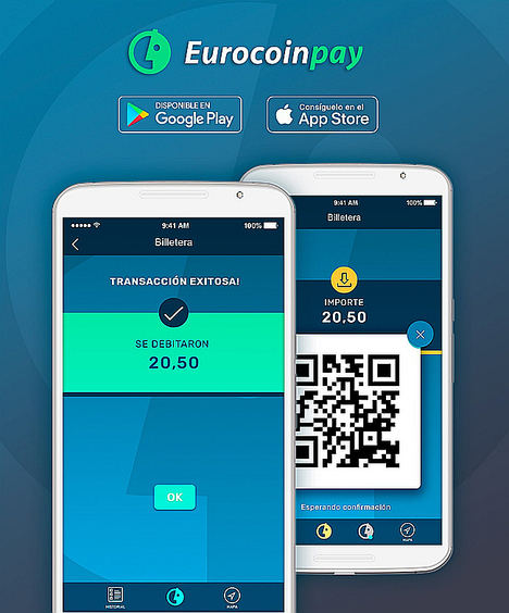 Eurocoinpay lanza la app que permite pagar con criptomonedas en comercios a nivel global