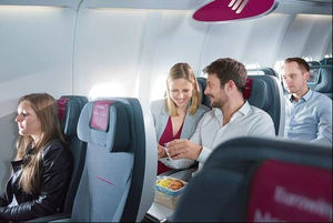Eurowings renueva su oferta gastronómica en su servicio a bordo