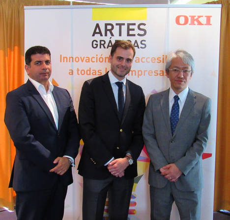 Evento OKI, Carlos Sousa, Tiago Caldas y Naoki Machida.jpg