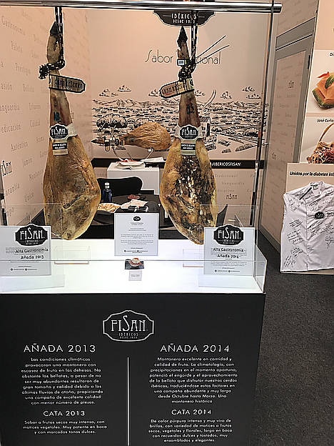 Fisan presenta en Madrid Fusión las añadas 2013 y 2014 de su jamón de bellota gran reserva