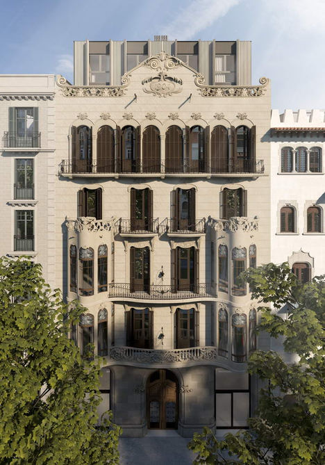 Se inicia la construcción de 18 viviendas de lujo en el histórico edificio modernista Casa Dolors Alesan de Barcelona