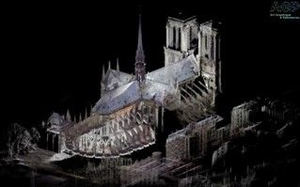 Faro Focus S utilizado en la reconstrucción de Notre Dame