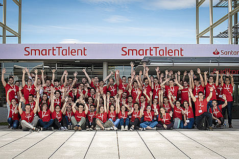 Finalistas de la I edición de Santander Smart Talent 2019.