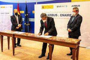 ENAIRE y AIRBUS unen fuerzas para desarrollar los servicios U-Space e impulsar la actividad de drones y aerotaxis en España